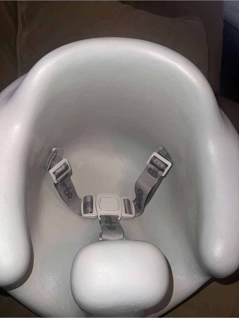 Bumbo Baby Seat - Gray Infant/ Toddler Floor Seat - Picture 2 of 4